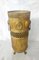 Brass Umbrella Stand with Lion Handles and Female Figures 9