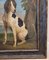 After Alexandre François Desportes, Pompeya (Louis XV's Dog), 19th Century, Oil on Canvas, Framed 12