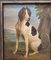 After Alexandre François Desportes, Pompeya (Louis XV's Dog), 19th Century, Oil on Canvas, Framed 11