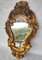 Wooden Mirror in Gold Leaf with Floral Details 2