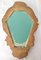 Wooden Mirror in Gold Leaf with Floral Details 8