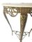 Bronze Console Table with Marble Top 2
