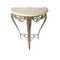 Bronze Console Table with Marble Top, Image 3