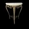 Bronze Console Table with Marble Top 1