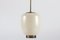 Opaline Glass Pendant Lamp by Bent Karlby for Lyfa, 1960s, Image 1