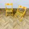 Vintage Italian Folding Chairs in Beech & Seagrass, 1970s, Set of 2 4