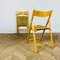 Vintage Italian Folding Chairs in Beech & Seagrass, 1970s, Set of 2 5