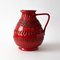 Vintage Rimini Red Ceramic Jug from Ceramiche Minerva, 1970s, Image 1