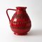 Pichet Rimini Vintage en Céramique Rouge de Ceramiche Minerva, 1970s 5
