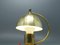 Lámpara de mesita de noche polaca Art Déco, años 40, Imagen 2