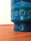 Jarrón Rimini Blu italiano Mid-Century de cerámica de Aldo Londi para Bitossi, Imagen 6