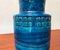 Vaso Rimini Mid-Century in ceramica blu di Aldo Londi per Bitossi, Immagine 2
