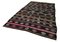 Tapis Kilim Vintage Marron 3