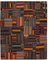 Vintage Turkish Multicolored Kilim Rug, Image 1