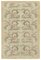 Beige Overdyed Wool Rug, Image 1