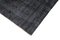 Black Overdyed Wool Rug, Image 4
