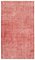 Red Overdyed Wool Rug, Image 1