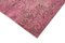 Pink Overdyed Wool Rug 4
