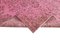 Pink Overdyed Wool Rug, Image 6