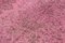 Alfombra de lana sobreteñida en rosa, Imagen 5