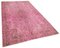 Pink Overdyed Wool Rug, Image 2