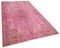 Tappeto in lana sovratinta rosa, Immagine 2