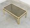 Solid Brass & Smoked Glass Coffee Table, 1970s 1