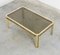 Solid Brass & Smoked Glass Coffee Table, 1970s, Image 1