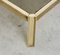 Solid Brass & Smoked Glass Coffee Table, 1970s 4