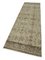 Tapis de Couloir Vintage Surteinté Beige 3