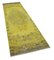 Vintage Yellow Overdyed Runner Rug, Image 2