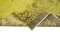 Vintage Yellow Overdyed Runner Rug, Image 6