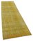 Tapis de Couloir Vintage Surteinté Jaune 2