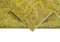 Vintage Yellow Overdyed Runner Rug, Image 6