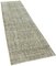 Turkish Grey Overdyed Runner Rug, Image 2