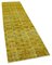 Yellow Overdyed Runner Rug 2