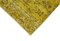 Yellow Overdyed Runner Rug, Image 4