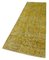 Tapis de Couloir Vintage Surteinté Jaune 3