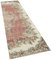 Vintage Beige Overdyed Runner Rug, Image 2