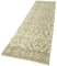 Beige Overdyed Runner Rug, Image 3