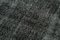 Alfombra de pasillo vintage sobreteñida en negro, Imagen 5