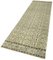 Vintage Beige Overdyed Runner Rug 3