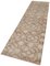 Beige Overdyed Runner Rug, Image 3