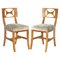 Cherrywood Side Chairs from Hermes, Paris, Set of 2 1