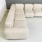 Modern Italian Beige Fabric Modular and Corner Sofa attributed to Arflex, 1980s, Set of 6 5