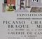 Picasso Galerie de Cannes Ausstellung Lithografie Plakat, gerahmt 11