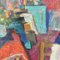 Louis Toncini, The Artist's Studio, anni '80, olio su tavola, con cornice, Immagine 12