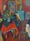 Louis Toncini, The Artist's Studio, anni '80, olio su tavola, con cornice, Immagine 1