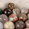 Vintage Marble Bowl with Sample Stone Spheres 4