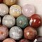 Vintage Marble Bowl with Sample Stone Spheres 5